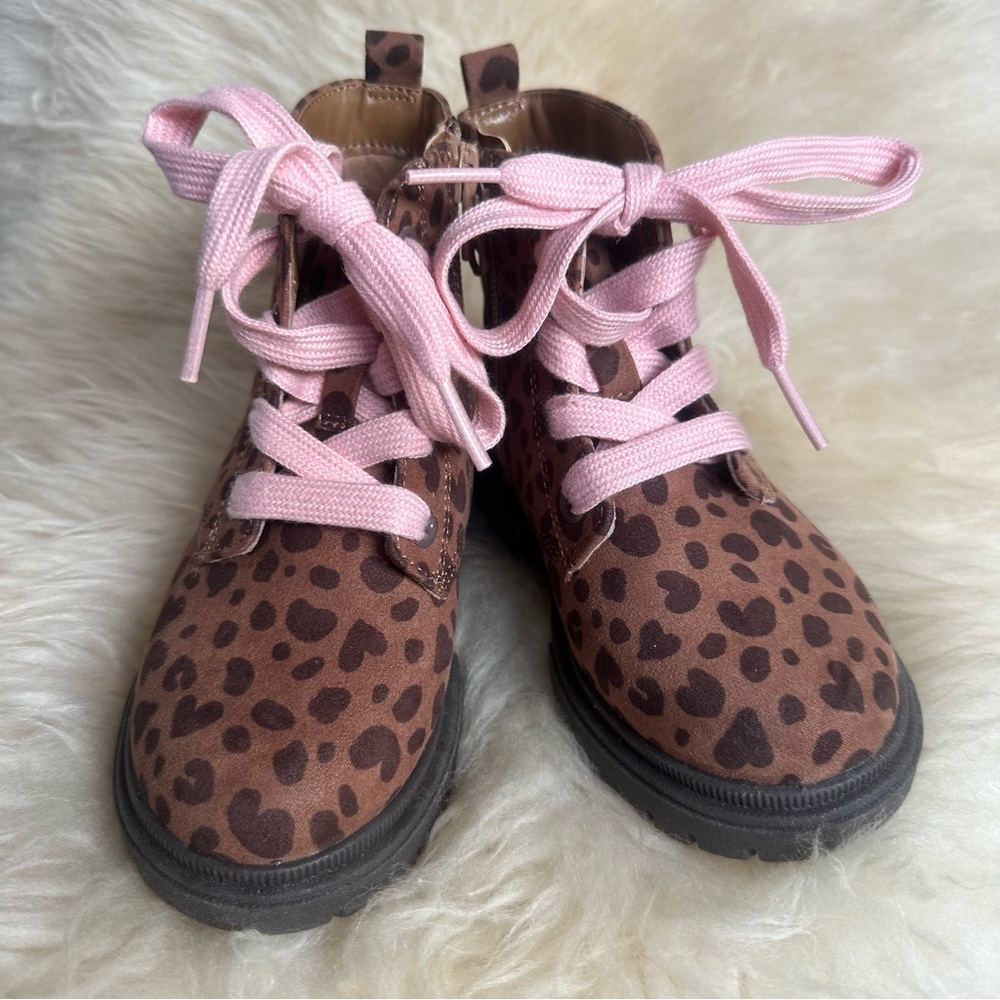 Cat & Jack - NWT - leopard kids boots - Toddler Size 9
